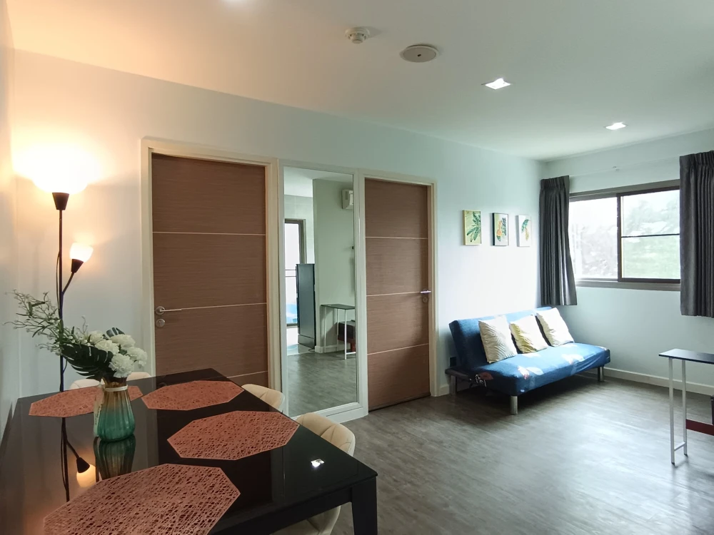 B Campus Prachachuen for rent, 2 bedrooms, 1 bathroom, very big room, very natural view You can carry your bag in.