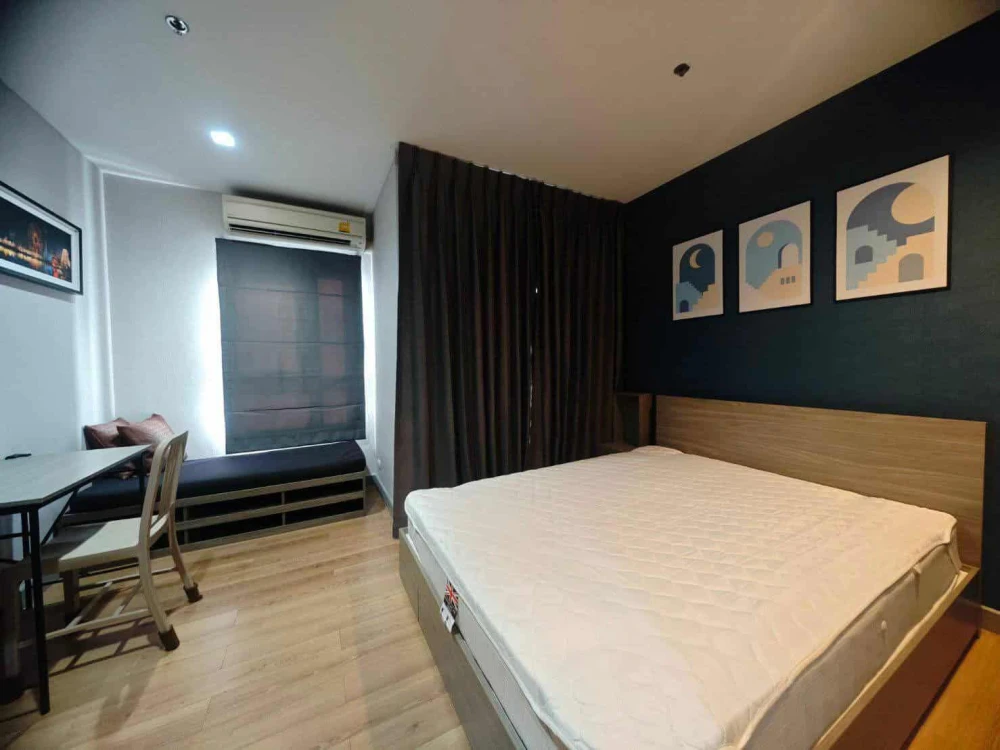 For rent chapter one mid town ladprao 24 Studio room decorated in loft style, fully furnished, garden view, good atmosphere.