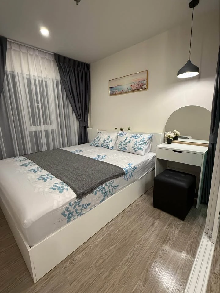 For Rent - Regent Home Bangna, a lovely room on the 27th floor with a high view, a great price, you definitely can't miss it.