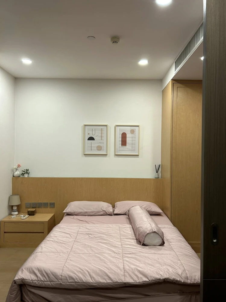 For rent Ashton chula-silom, beautiful room with a beautiful view, not blocked by the sun, not hot, convenient, complete in one place, hurry and book.