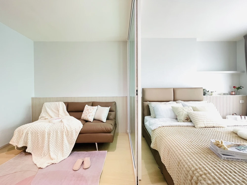 For rent Aspire Erawan, fully furnished room, ready to move in, complete with amenities. Hurry and reserve now, don't miss out!