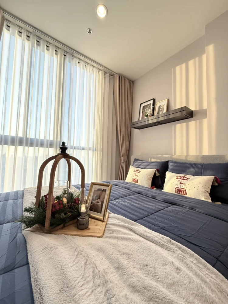 For rent condo Noble Nue District R9, fully furnished room, ready to move in, high floor, good view, I tell you, you must not miss it.
