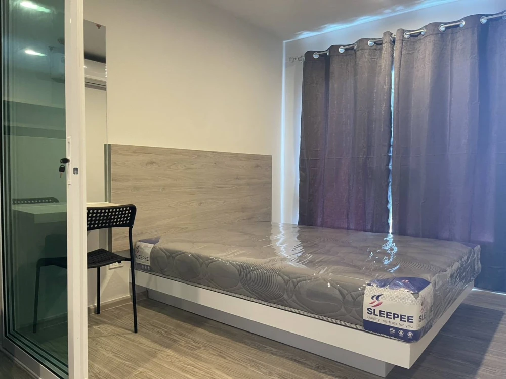 For rent condo Regent Home Bangna, separated room, 26th floor, high view, reasonable price, come and reserve now.