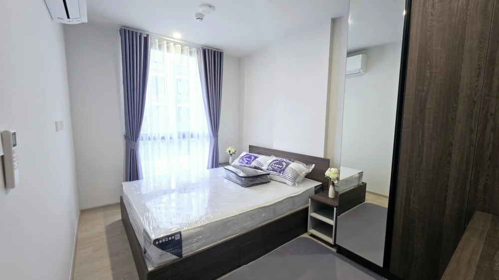 For rent Nue Cross Khukhot Station, ready to move in, complete facilities, hurry up and come and reserve now.
