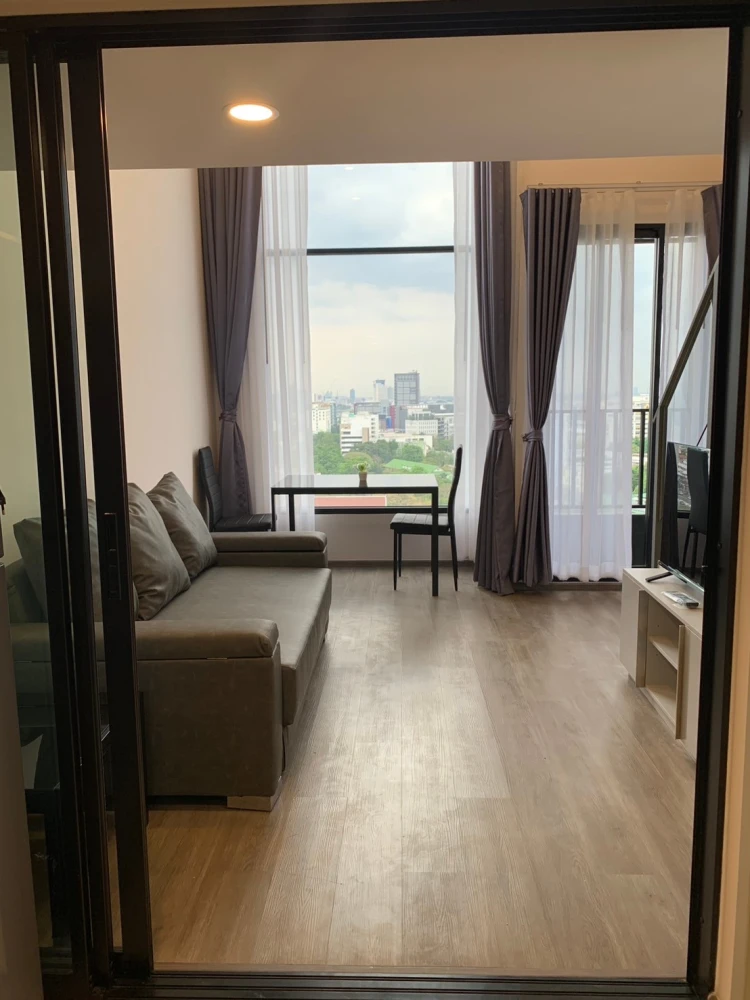 For rent So Origin Kaset Interchange, 14th floor, central view, Kasetsart University, reasonable price, book now.