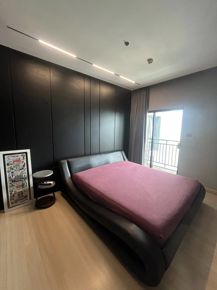 For rent Supalai Loft Talat Phlu Station, fully built-in, Modern Scandinavian style, In Dark, must hurry to reserve.
