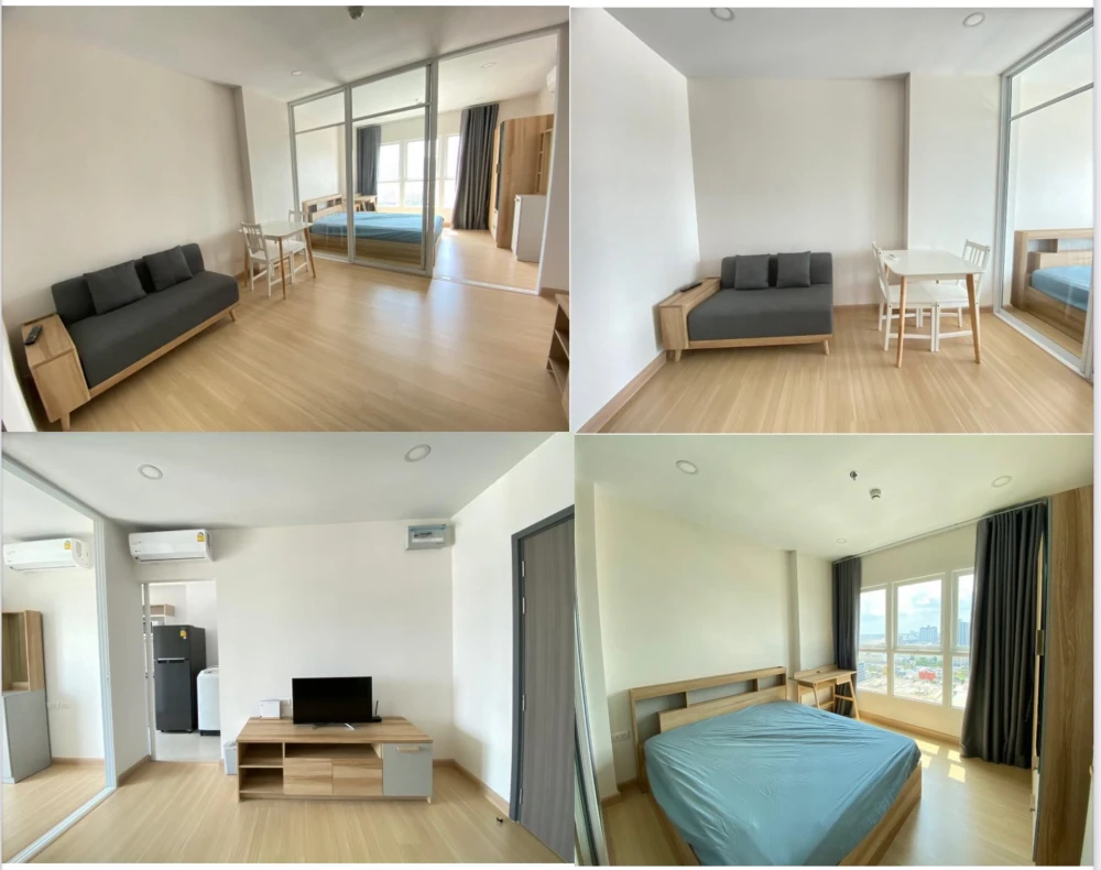 For rent: Supalai Veranda Ramkhamhaeng. Spacious and comfortable room with ample living space on the 23rd floor, offering stunning high-floor views. Y