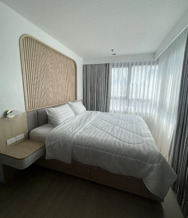 For sale condo Ideo Sukhumvit 93, corner room, east side, quiet, BTS view, airy room, not stuffy, buy quickly.