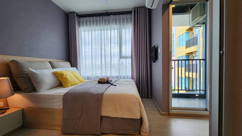 For sale/rent Plum Condo Sukhumvit 62, fully furnished, ready to move in.