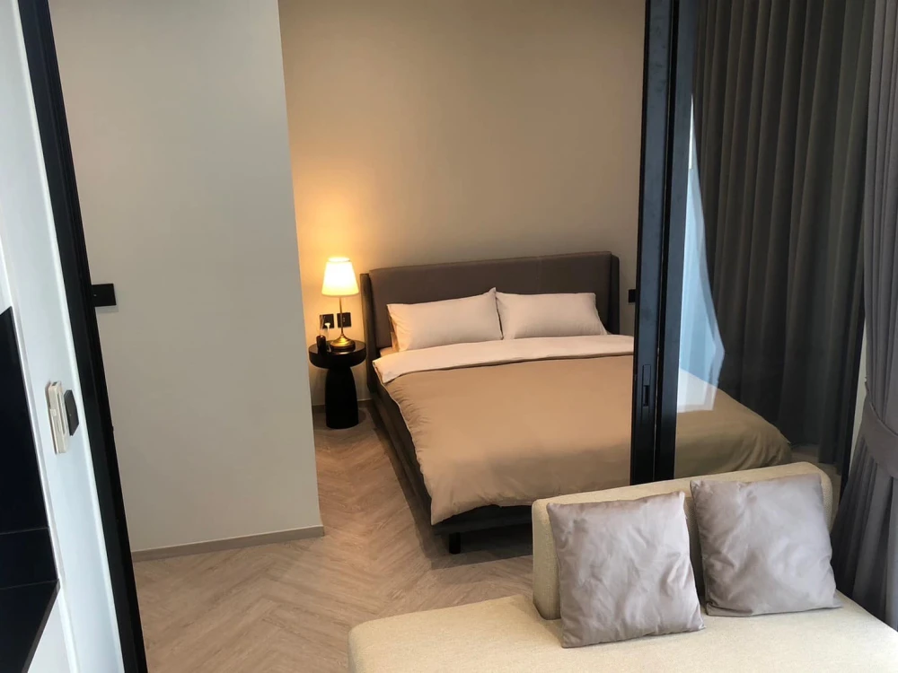 for sale, Chapter Charoennakorn Riverside, high floor room, beautiful view, the wall of the room is not attached to anyone, very private, book n