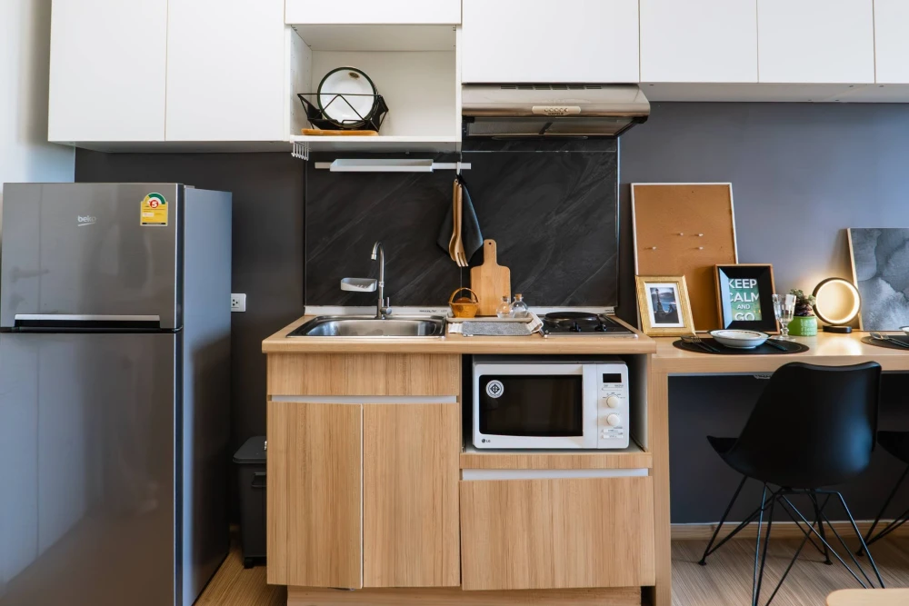 ขายคอนโด A Space Play รัชดา-สุทธิสาร แต่งครบ Style Modern Scandinavian เน้นความเรียบง่าย อบอุ่น อยู่สบาย บรรยากาศเหมือนอยู่บ้าน