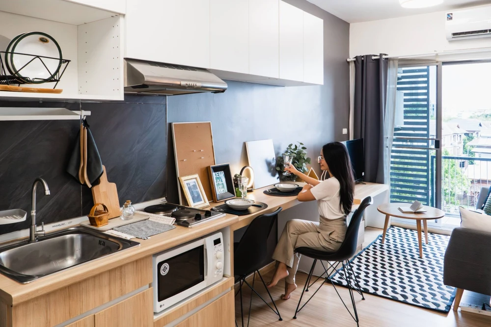 ขายคอนโด A Space Play รัชดา-สุทธิสาร แต่งครบ Style Modern Scandinavian เน้นความเรียบง่าย อบอุ่น อยู่สบาย บรรยากาศเหมือนอยู่บ้าน