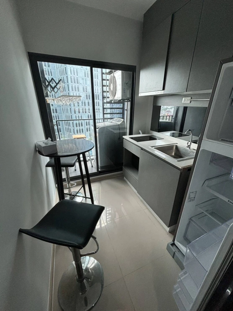 ขายคอนโด Ideo New Rama 9 ห้องน่าอยู่ เฟอร์ เครื่องใช้ไฟฟ้าครบ ชั้น 15 วิวสวย ลมดี วิวเมือง รีบมาจองเลย