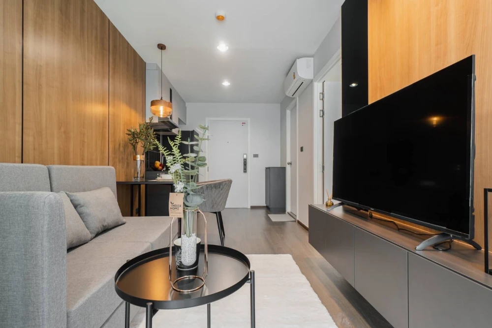 ขายคอนโด The Excel Ladprao-Sutthisan ชั้น 4 วิวสระ  Full furnished มาจับมาจองได้แล้ววันนี้ อย่าพลาด