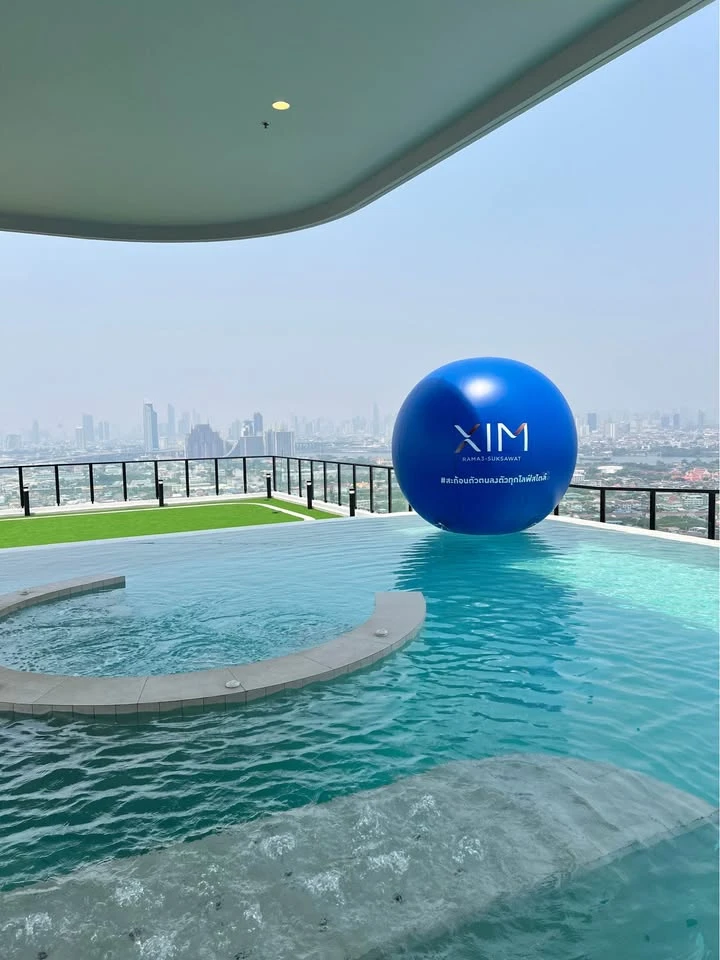 ขายดาวน์คอนโด XIM Rama3-Suksawat  ห้อง Loft ชั้น 34 ได้วิวสูง มาพร้อมสิ่งอำนวยความสะดวก ซื้อเลย