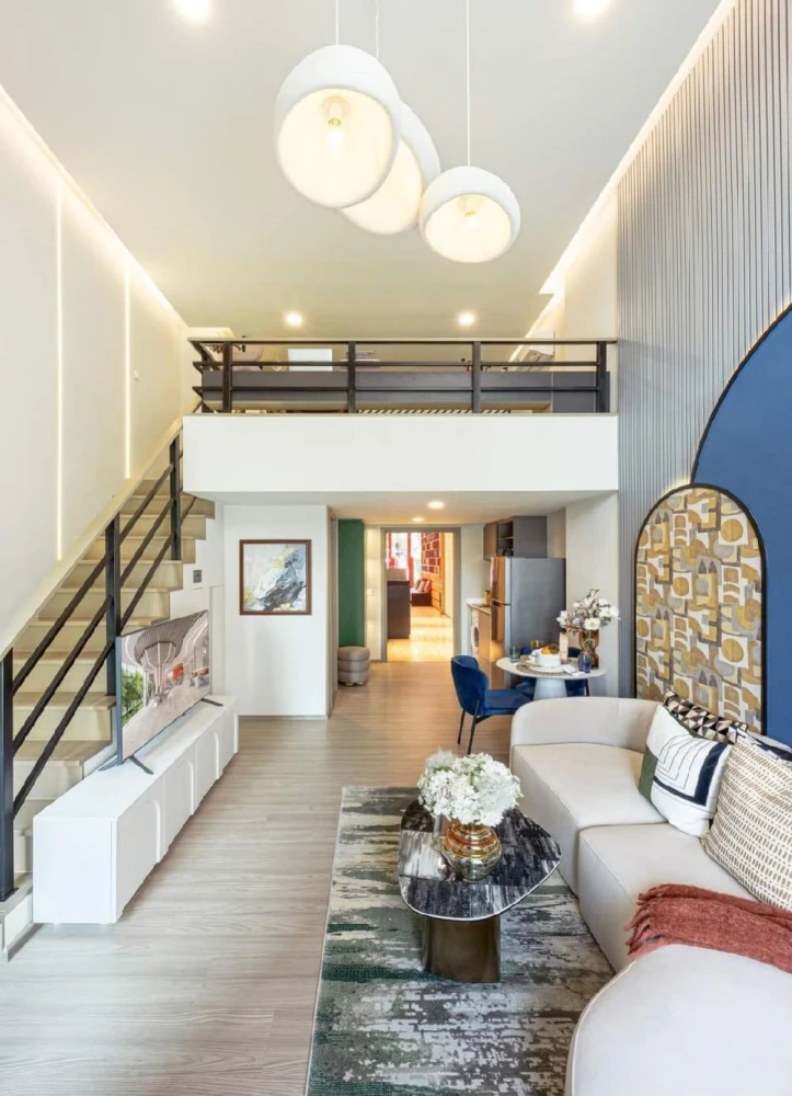 ขายดาวน์ด่วน! คอนโด Aspire Sukhumvit–Rama 4  Vertiplex 2 ชั้น เพดานสูง 4.4 ม. ชั้น: 36 ได้วิวสูง ซื้อลยจ้า