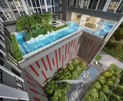 ขายดาวน์ด่วน! คอนโด Aspire Sukhumvit–Rama 4  Vertiplex 2 ชั้น เพดานสูง 4.4 ม. ชั้น: 36 ได้วิวสูง ซื้อลยจ้า