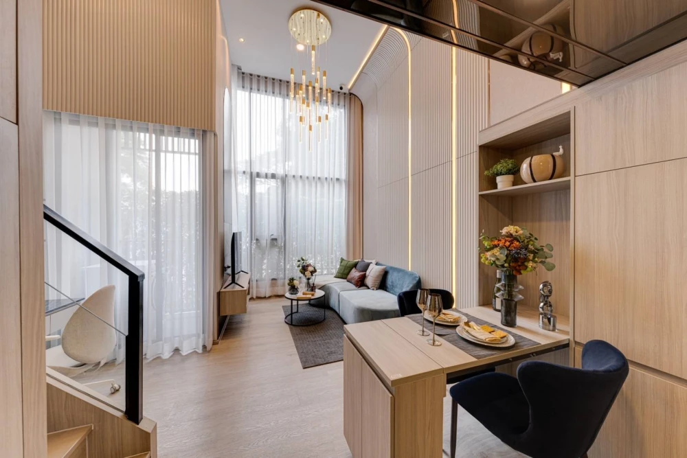 ขายดาวน์โครงการ Origin Place Phetkasem 1 Bedroom Duo ขนาด 28.7 ตร.ม. ชั้น 12 เป็นห้อง double volume ซื้อเลย