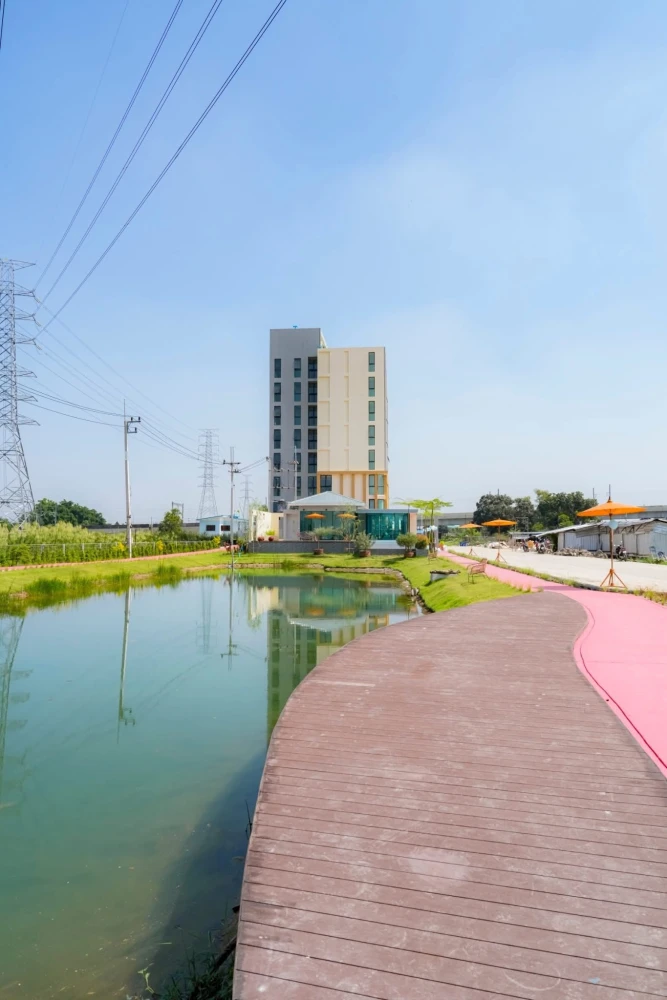 ขายดาวน์ คอนโด Rill Park รังสิต  ห้องกว้างอยู่สบาย เฟอร์ครบ หิ้วกระเป๋าใบเดียวมาได้เลย!!