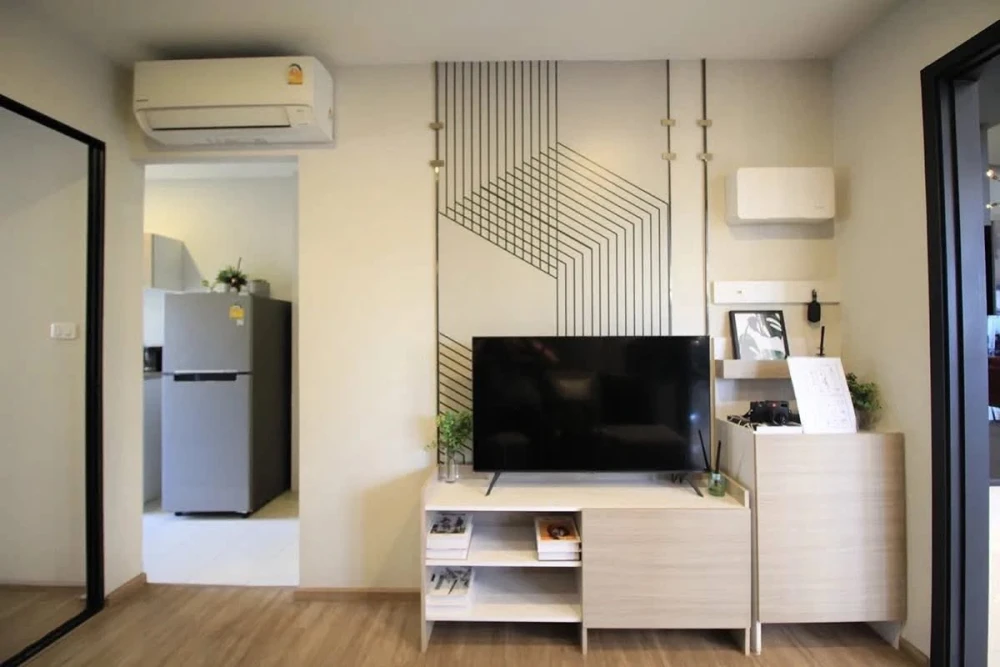 ขายดาวน์ เสนาคิทท์ สำโรง อินเตอร์เชนจ์ ห้องกว้างอยู่แล้วไม่อึดอัด พร้อม เฟอร์นิเจอร์ + ชุดครัว (ตามมาตรฐานโครงการ)
