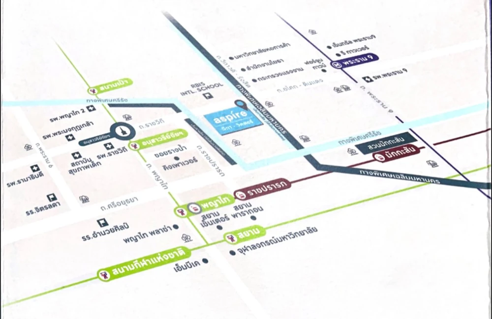 ขายดาวน์ Aspire Vibha-Victory  ชั้น 8 ชั้นเดียวกับส่วนกลาง สระว่ายน้ำ ฟิตเนส ไม่มีตึกบังวิว คนไม่พลุกพล่าน จองเลย