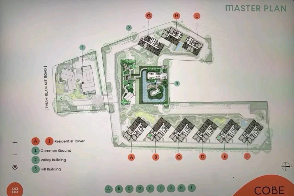 ขายดาวน์ COBE Ratchada Rama 9 ชั้น 26 วิวสวย โครงการดี น่าอยู่ จองเลย ด่วนๆ