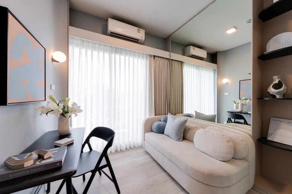 ขายดาวน์ COBE Ratchada Rama 9 ห้องกว้างพื้นที่ใช้สอยเยอะ ส่วนกลางสุดปัง สิ่งอำนวยความสะดวกครบครัน จองเลย
