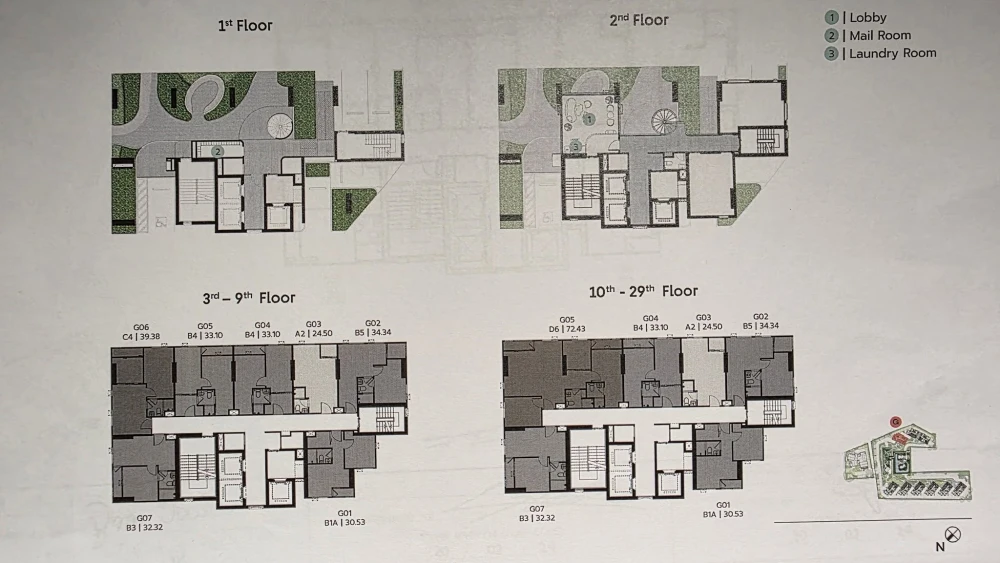 ขายดาวน์ COBE Ratchada Rama 9 ห้องน่าอยู่ ทำเลดี มาพร้อมส่วนกลางครบครัน จองเลย