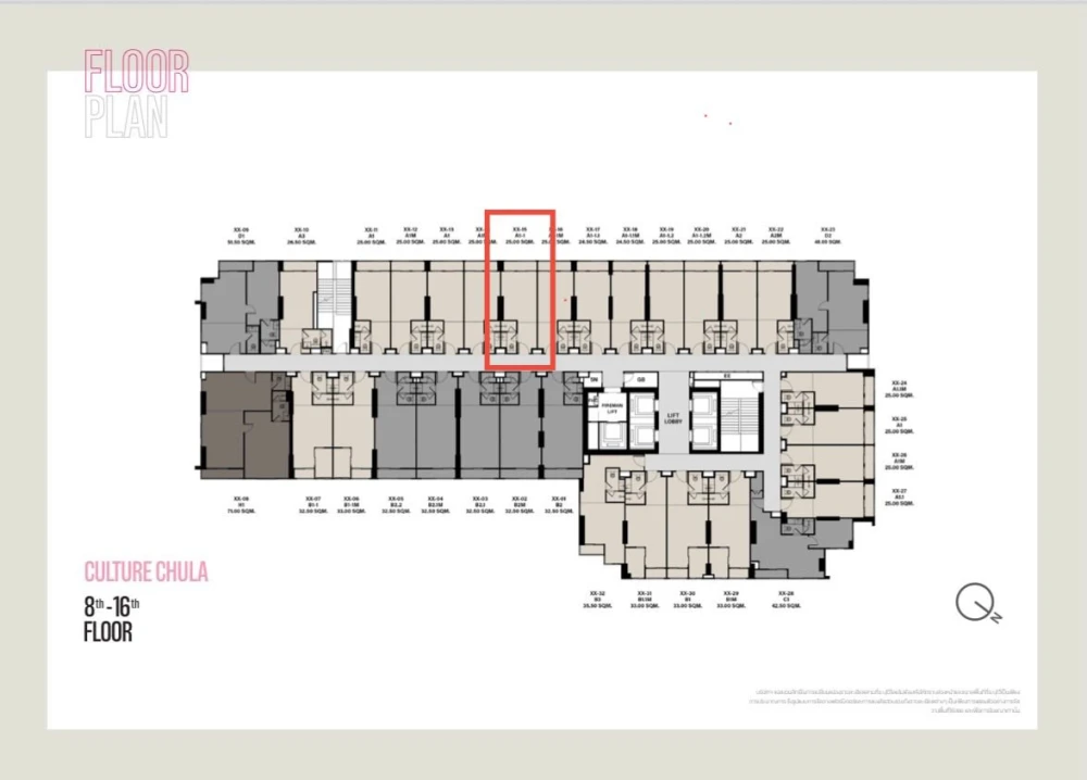 ขายดาวน์ Culture Chula ห้องนอนชั้นบนใหญ่กว่า 1 Bedroom type อื่น เพดานสูง 4.3 เมตร รีบคว้าไว้เลย