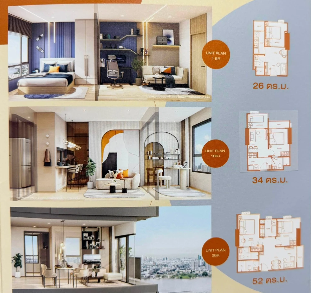 ขายดาวน์ FLEXI Riverview–Charoennakorn ห้องน่าอยู่ ในทำเลดี วิวแม่น้ำสวย จองเลย