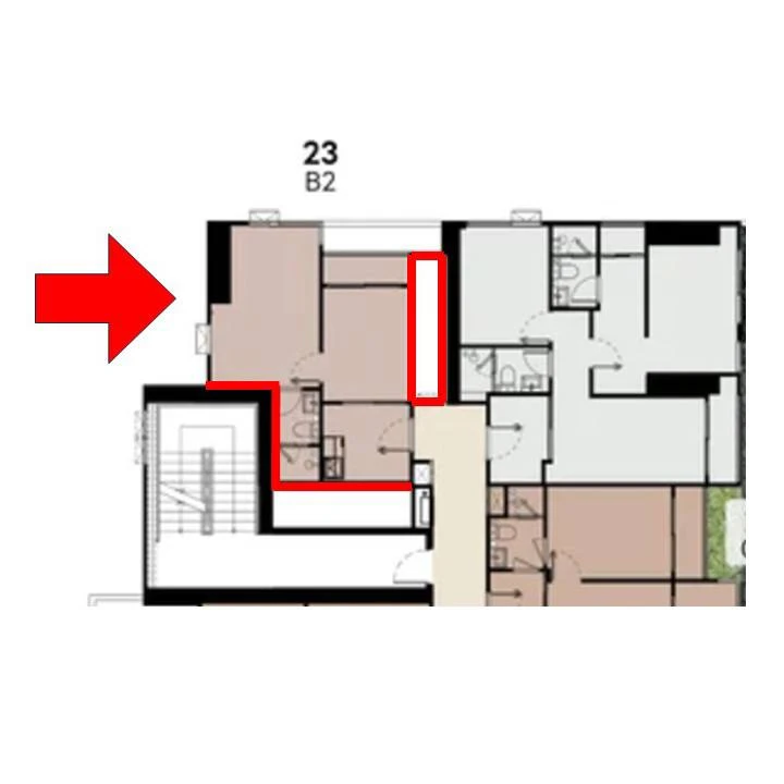 ขายดาวน์ FLEXI Riverview–Charoennakorn ห้อง “ไม่ติดกับใคร” รอบด้าน  ไม่มีเสียงรบกวนจากเพื่อนบ้าน มาจองเลย