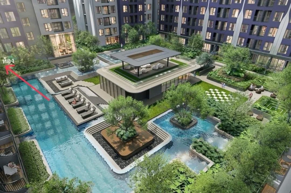 ขายดาวน์ KAVALON ห้องชั้น 7 ทำเลดี วิวใน มองเห็นสระว่ายน้ำ มาพร้อมส่วนกลางสุดปัง จองเลย