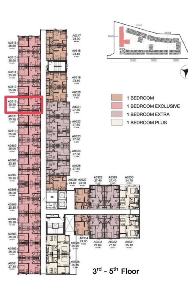 ขายดาวน์ Kave Wonderland ชั้น 5 ห้อง 1 Bedroom Exclusive สนใจจองเลย ห้ามพลาด