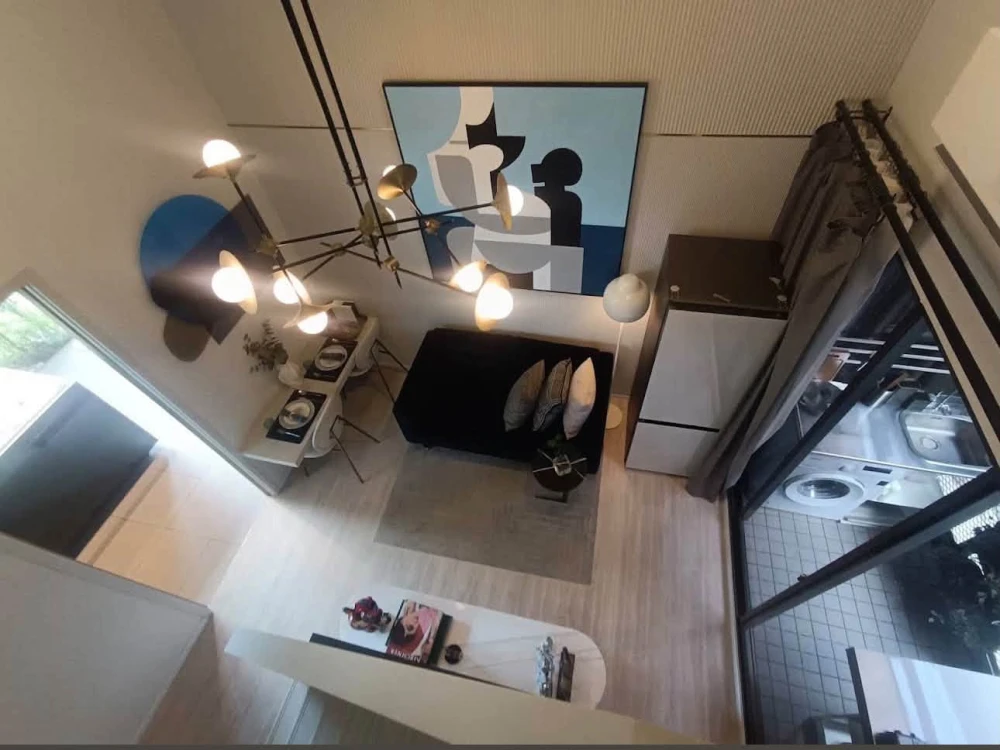 ขายดาวน์ Landmark at Kasetsart TSH Station คอนโด Duplex Flexi 2 ห้องนอน 2 ห้องน้ำ เพดานสูง โปร่งสบาย ติดรถไฟฟ้าสายสีแดง!