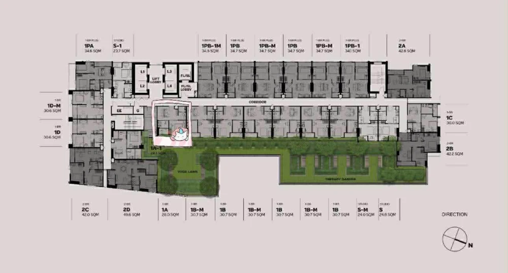 ขายดาวน์ Metris District Ladprao ชั้น 15 ฟรี! เฟอร์ฯ ครบทั้งห้อง ฟรี! Home Automation จองเลย