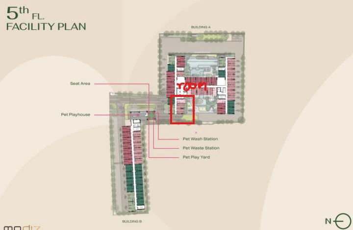 ขายดาวน์ Modiz Vault Kaset Sripatum ห้องอบบ 1 Bedroom Plus ทิศเหนือ วิวสวน + สระว่ายน้ำ ไม่โดนแดดบ่าย สนใจจองเลย images