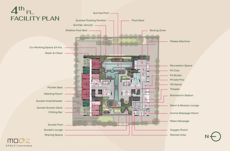 ขายดาวน์ Modiz Vault Kaset Sripatum ห้องอบบ 1 Bedroom Plus ทิศเหนือ วิวสวน + สระว่ายน้ำ ไม่โดนแดดบ่าย สนใจจองเลย