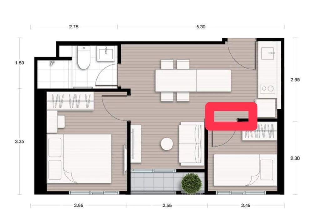 ขายดาวน์ Noble Nue District R9 ชั้น 17 ห้องกว้าง ทำเลดี น่าอยู่ จองเลย ห้ามพลาด
