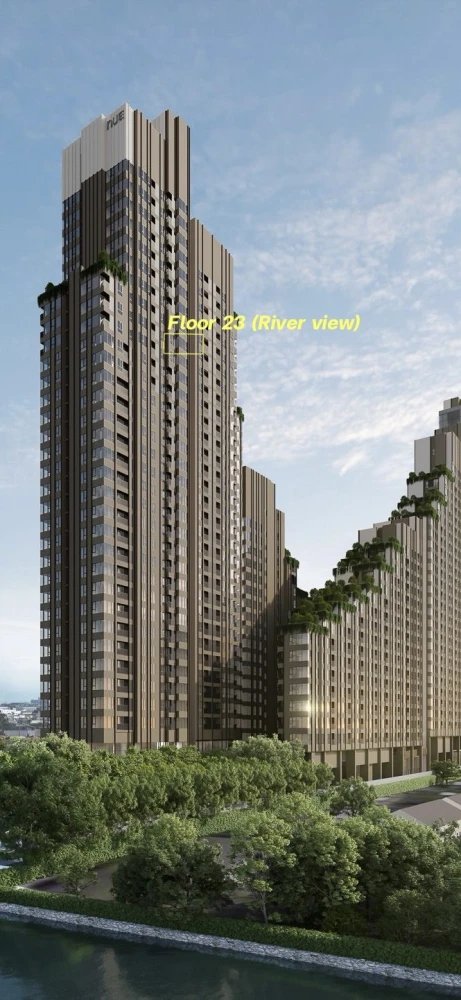 ขายดาวน์ NUE RIVEREST Ratburana ชั้น 23 โครงการดี น่าอยู่ ส่วนกลางครบ จองเลย ด่วนๆ