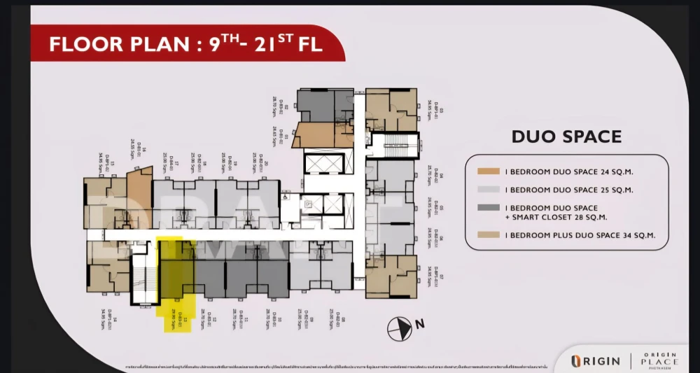 Selling down payment for Origin Place Phetkasem. Spacious room with high ceilings, bright and airy. Complete amenities. Don't miss out!