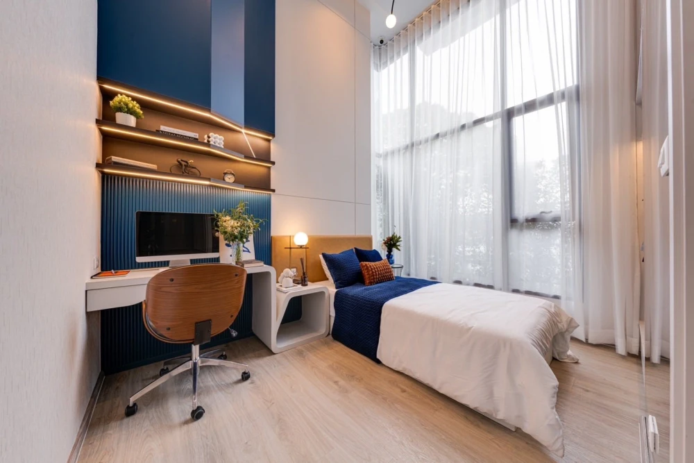 ขายดาวน์ Origin Place Phetkasem ห้อง Duplex แบบ 1 Bedroom Plus ห้องมุม ติดกับบันไดหนีไฟ ไม่ติดกับห้องอื่น ต้องจอง