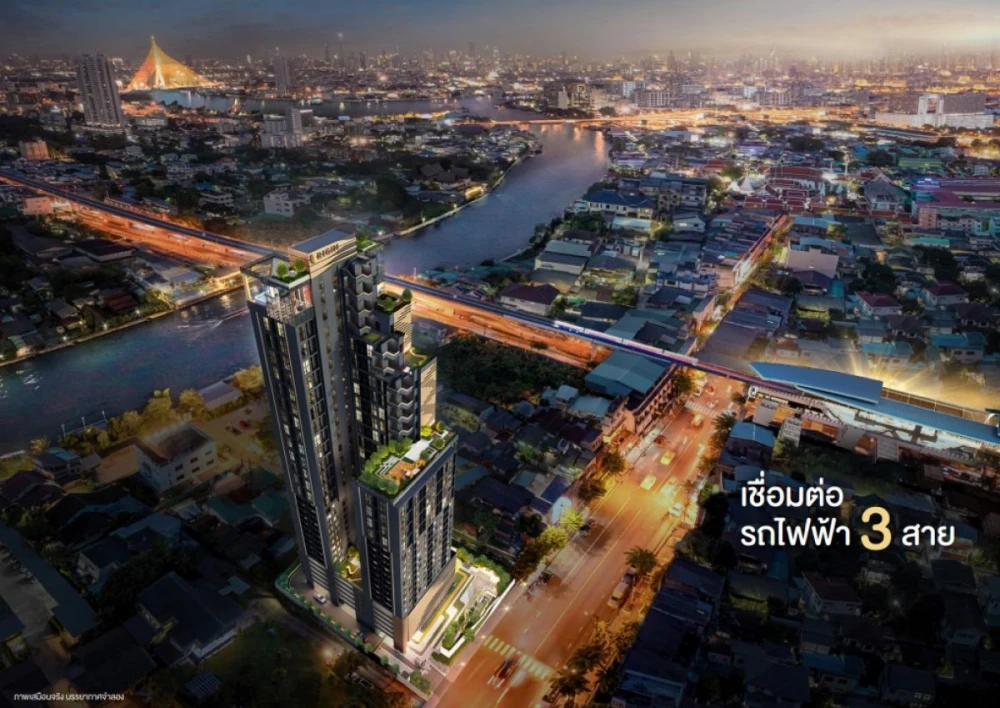 ขายดาวน์ Origin Play Bangkhunnon Triple Station ชั้น 27 โครงการดี น่าอยู่ จองเลย