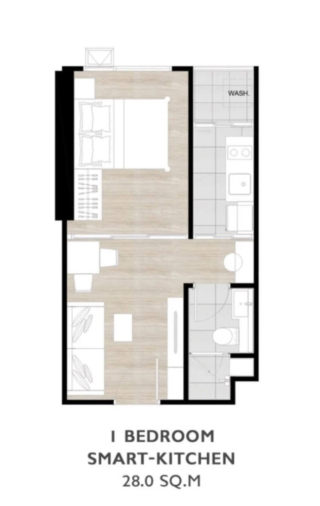 ขายดาวน์ Origin Play Bangkhunnon Triple Station ชั้น 8 ห้องมุม สนใจรีบจองเลย