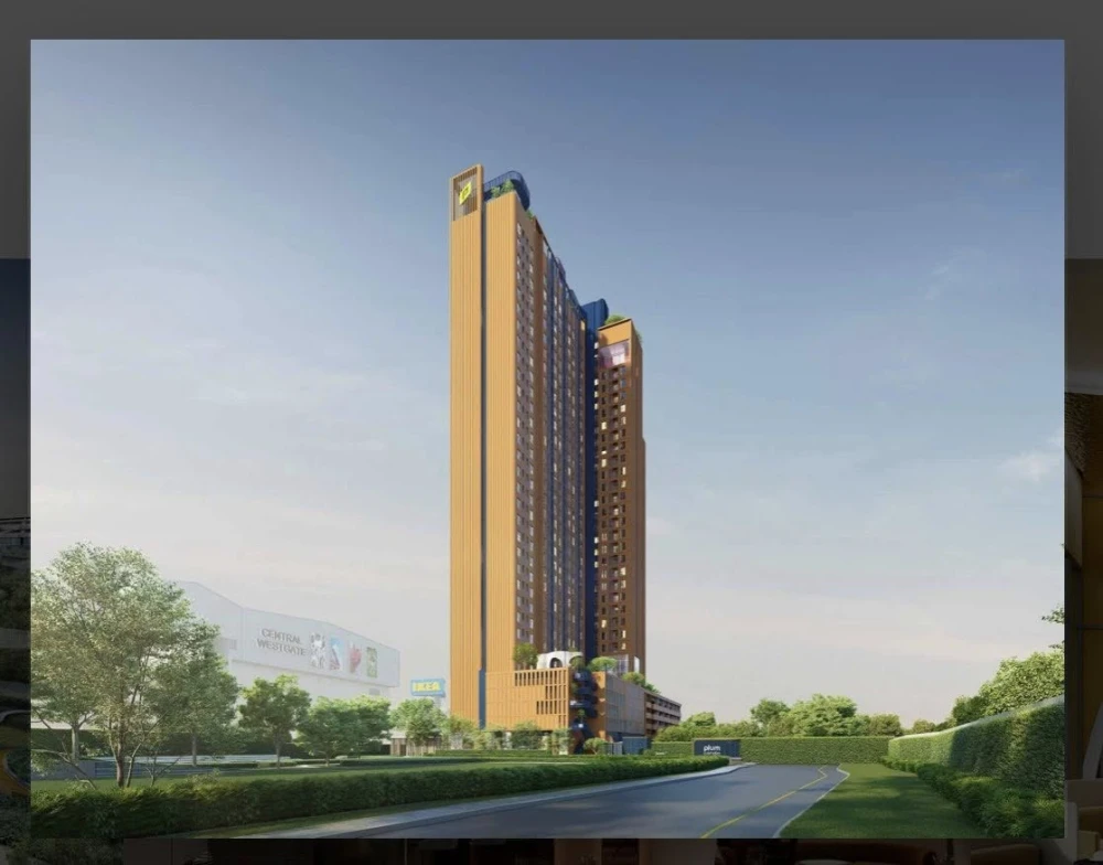 ขายดาวน์ Plum condo new west 1 BEDROOM type A วิวสวน ไม่ติดห้องขยะ ไม่ติดลิฟท์ สนใจจองเลย