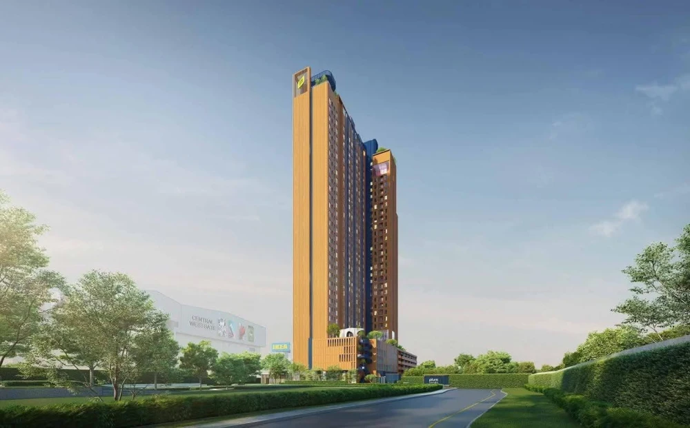 ขายดาวน์ Plum Condo New West Bangyai 1 ห้องนอน พื้นที่ใช้สอยเยอะ ทำเลดี สิ่งอำนวยความสะดวกครบครัน ห้ามพลาด