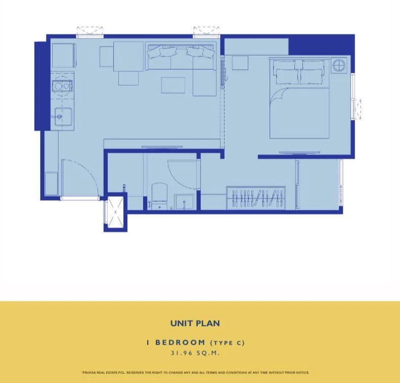 ขายดาวน์ Plum New West 1 ห้องนอน 1 ห้องน้ำ ชั้น 16 ได้วิวสูง มาพร้อมราคาสุดคุ้ม คุณต้องรีบมาจองเลย