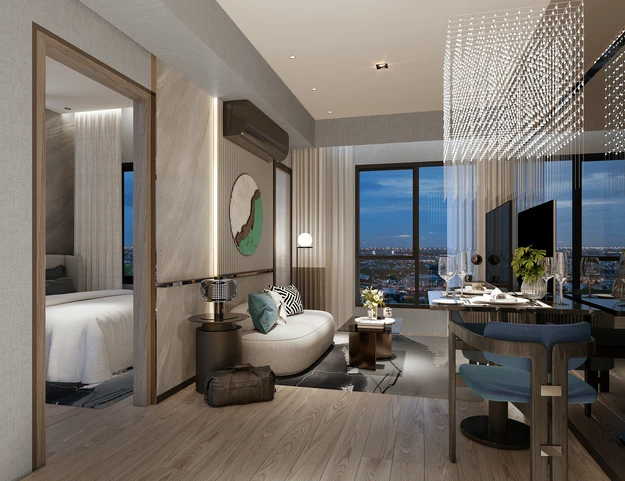 ขายดาวน์ Quintara MHy'Den Pho Nimit ชั้น 16 โครงการดี ส่วนกลางครบ จองเลย