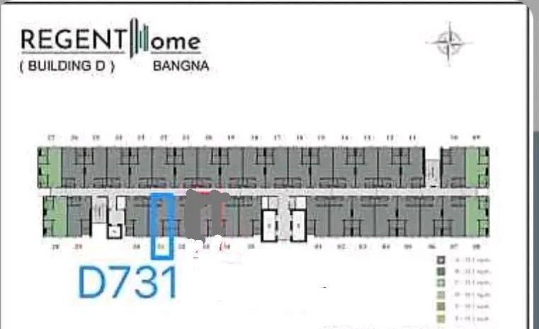 ขายดาวน์ Regent Home Bangna 1 ห้องนอน 1 ห้องน้ำ ทำเลดี ราคาอย่างคุ้ม ไม่ซื้อแล้วจะเสียดายทีหลัง