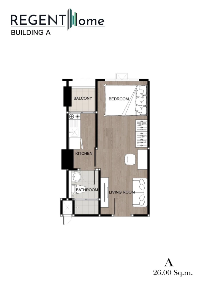 ขายดาวน์ Regent Home Wuttakat ชั้น 17 โครงการดี พร้อมส่วนกลางครบ จองเลย ด่วนๆ