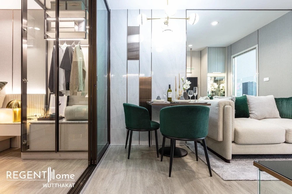 ขายดาวน์ Regent Home Wuttakat ห้องมุมมีความเป็นส่วนตัว ชั้น 25 ได้วิวโล่ง มาจับมาจองเป็นเจ้าของเลย